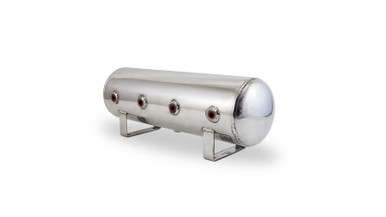 2.5 Gallon Aluminum Air Tank - Polished - 12958